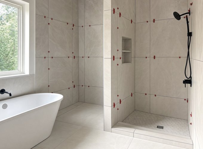 Tile and stone flooring installation